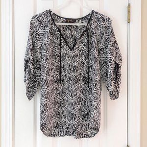 Yumi Kim Tie-Sleeve Silk Blouse